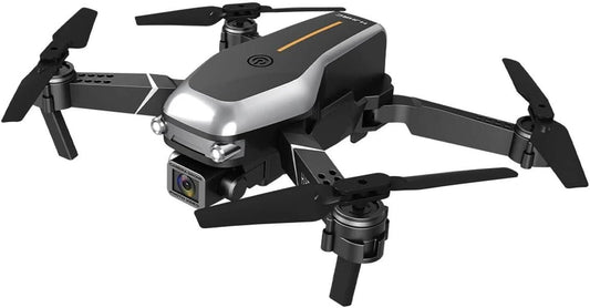 E88 Pro Drone with 4K Camera, Wifi FPV 1080P HD Dual Foldable RC Quadcopter Altitude Hold, Headless Mode, Visual Positioning, Auto Return Mobile App Control, Black, 7.83 X 7.17 X 2.87 Inches